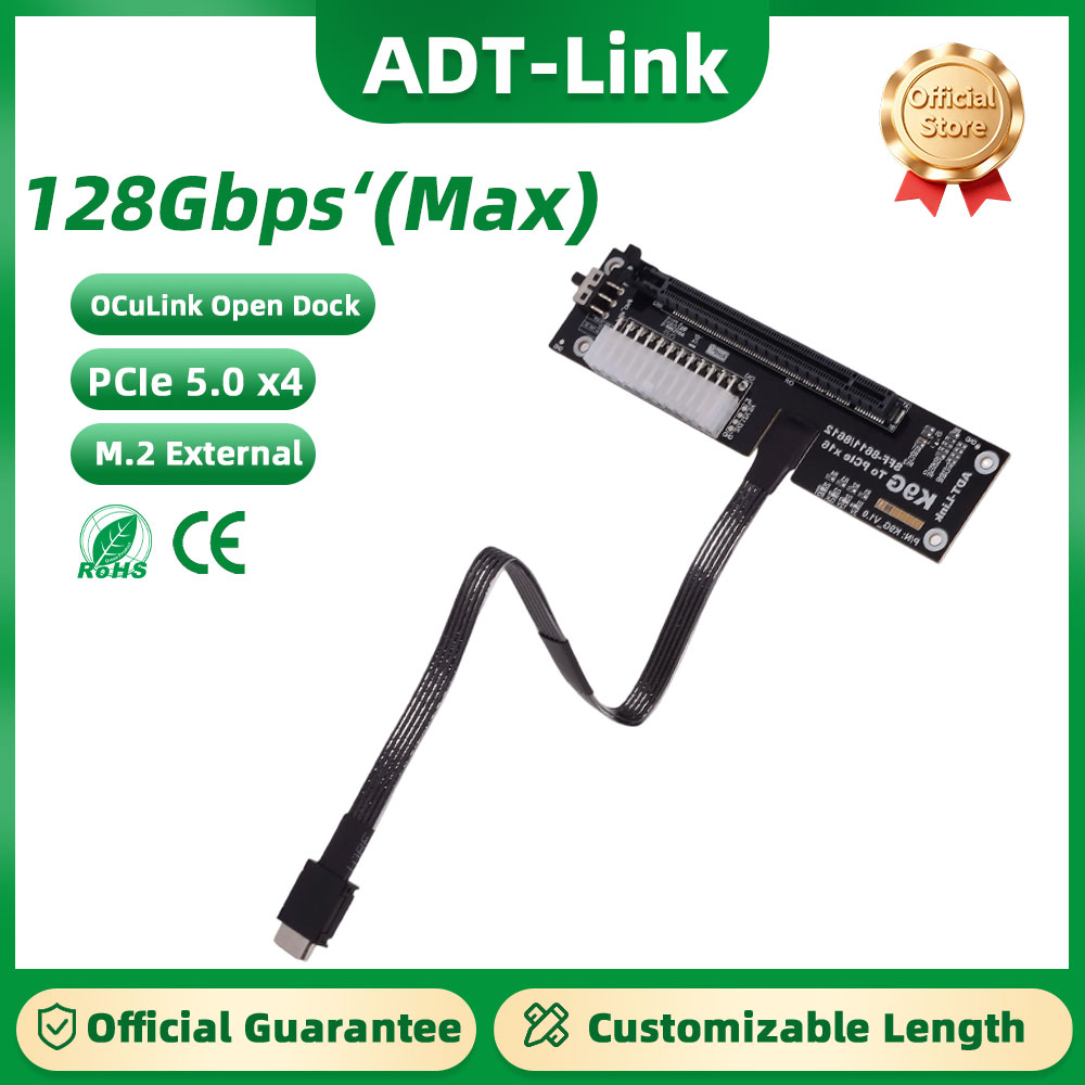 ADT-Link OCuLink GPU Dock PCIe - đánh giá và giá Oculink Egpu Mini Pc