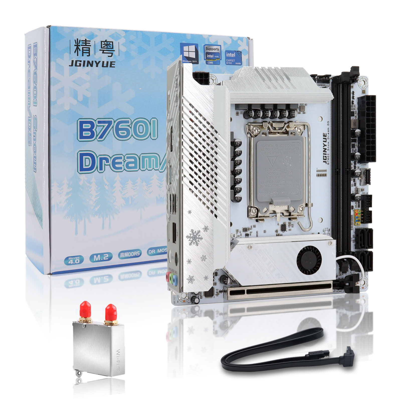 JGINYUE B760 Motherboard Mini  - đánh giá và giá Lga1700 Itx Motherboard Ddr5